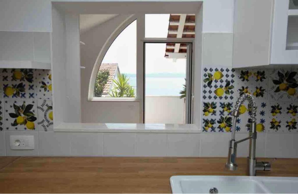 Trogir Ciovo Big Seaview Apartment Near The Sea Bagian luar foto